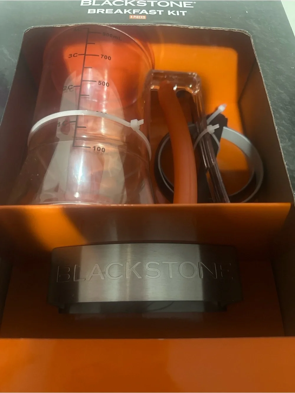 Blackstone Orange and Black Breakfast Kit - 4 Piece Set